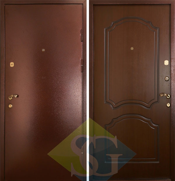 Дверь порошковое напыление и МДФ шпон (10 мм) 08 Дверь порошковое напыление и МДФ шпон (10 мм) 08