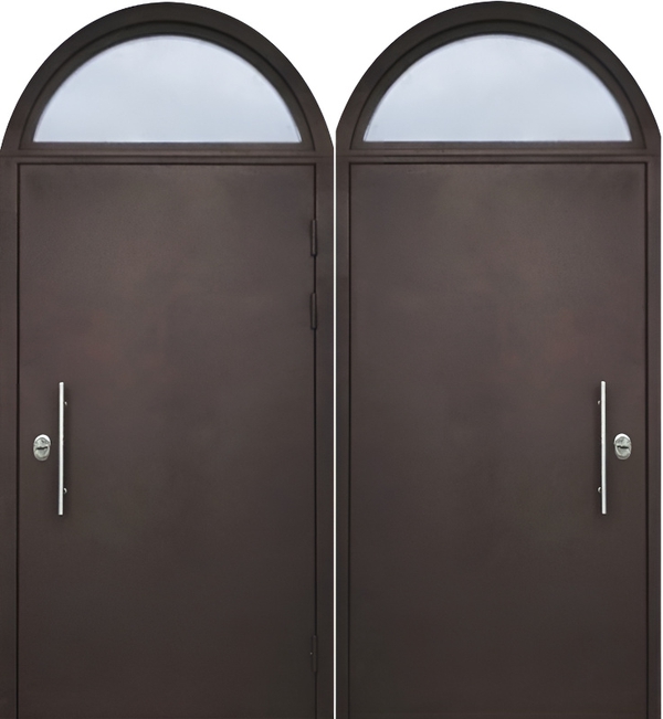 Арочная дверь № 10 с порошком с двух сторон Арочная дверь № 10 с порошком с двух сторон