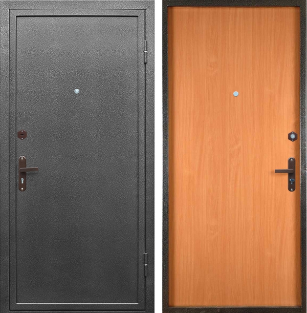 Дверь порошковое напыление с лаком и влагостойким ламинатом (с бронеконвертом) Дверь порошковое напыление с лаком и влагостойким ламинатом (с бронеконвертом)