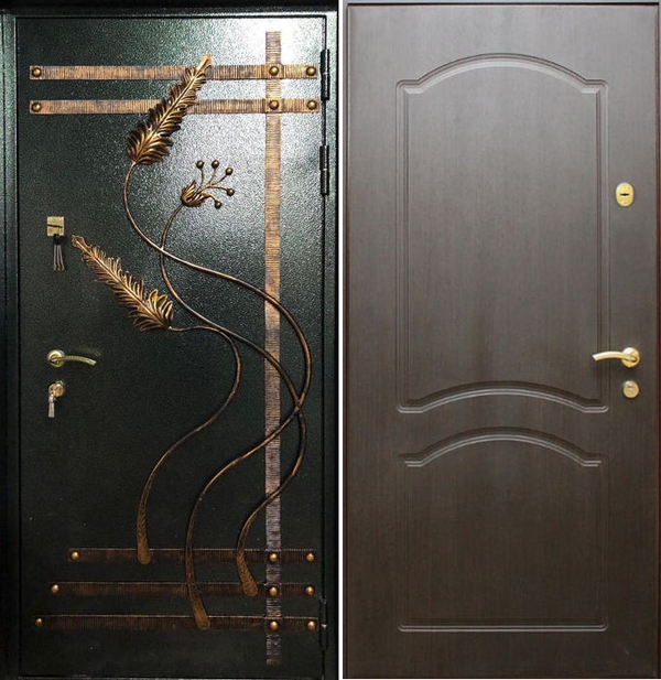 Дверь с ковкой Дверь с ковкой