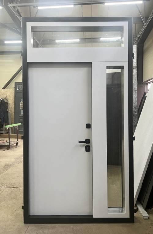 Остекленная нестандартная дверь