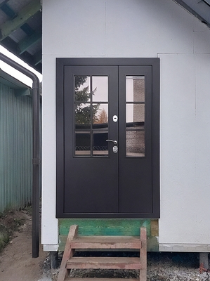Уличная дверь со стеклами